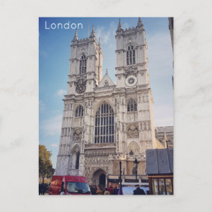 London - Westminster Abbey Holiday Postcard