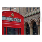 London - Westminster Chapel - Phone Box Card (Front Horizontal)