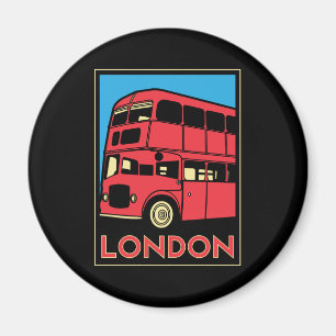 london westminster england art deco retro poster magnet