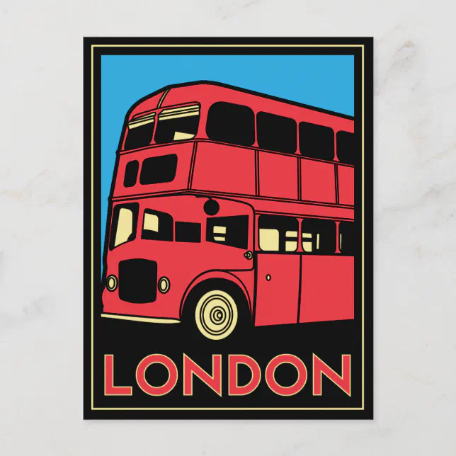 london westminster england art deco retro poster postcard Zazzle