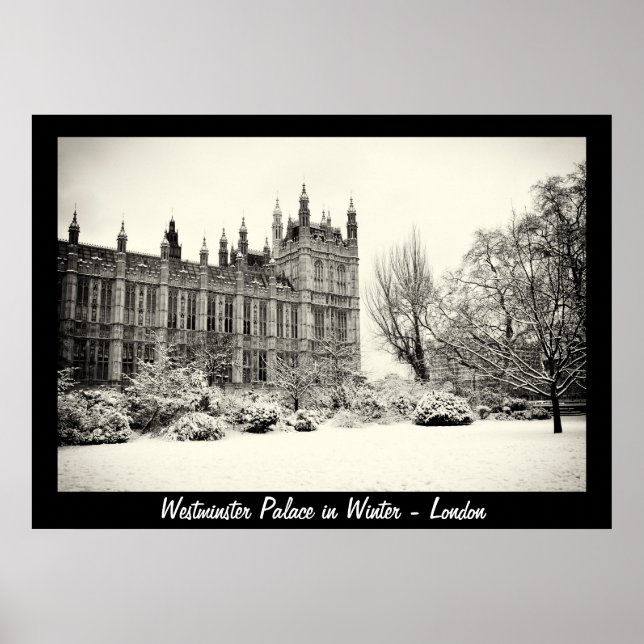 London - Westminster in Winter No.1 (Poster) Poster (Front)