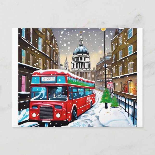 London, Winter - Christmas Card 006 (Front)