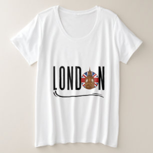 London Women Plus Size T-Shirt