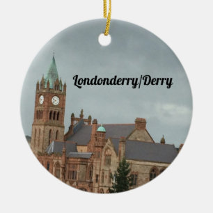 Londonderry Clock Tower Ceramic Ornament