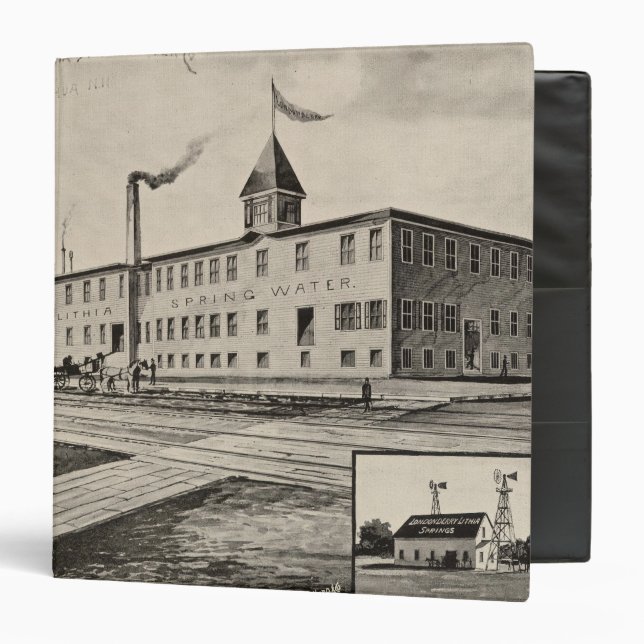 Londonderry Lithia Spring Water Co Binder (Front/Inside)