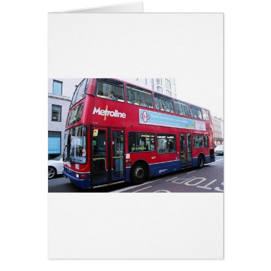 London's Double Decker Cards (Front)
