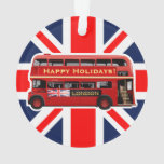 London's Famous Red Bus Ornament