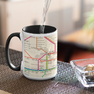London's Underground Map Mug
