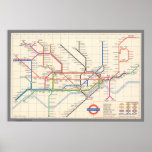 London&#39;s Underground Map Poster