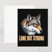 Lone But Strong Wolf (Front/Back)