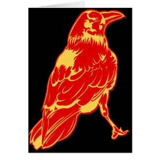 Lone Crow Illustration Cards