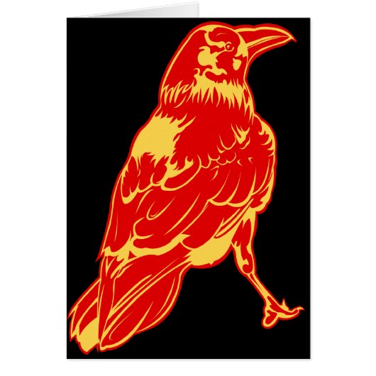 Lone Crow Illustration Cards (Front)