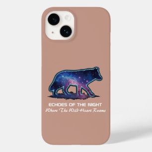 Lone Galaxy Wolf Silhouette (Echoes of the night) Case-Mate iPhone 14 Case