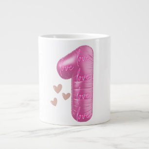 LONE LOVE – Unity, Peace & Positive Vibes Giant Coffee Mug