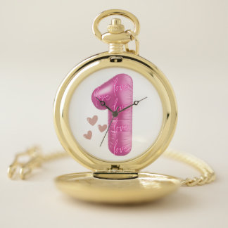 LONE LOVE – Unity, Peace & Positive Vibes Pocket Watch