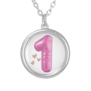 LONE LOVE – Unity, Peace & Positive Vibes Silver Plated Necklace
