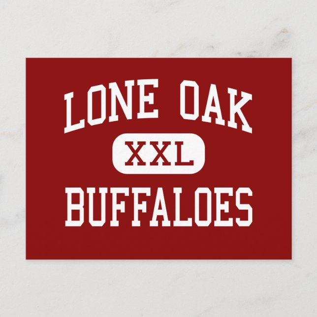 Lone Oak - Buffaloes - High - Lone Oak Texas Postcard (Front)