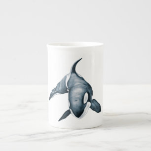 Lone Orca Bone China Mug