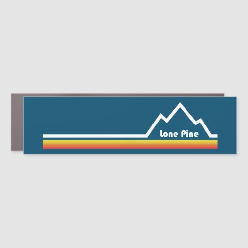 Lone Pine California Car Magnet