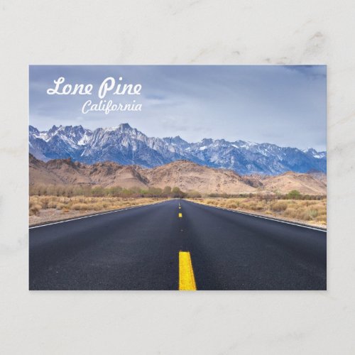 Lone Pine California Postcard