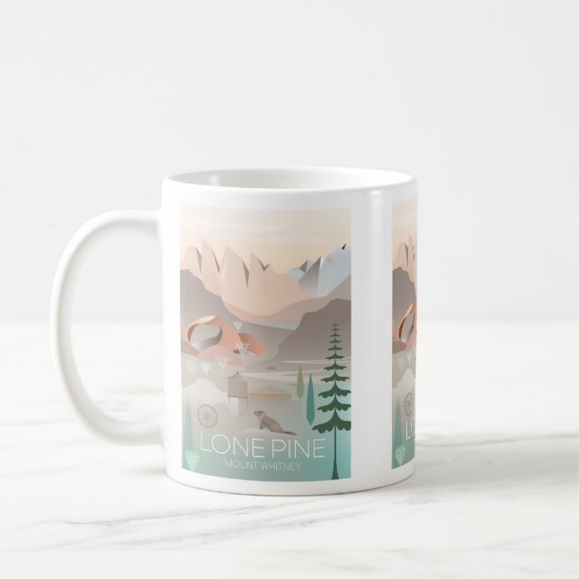 Lone Pine Mount Whitney Mug (Left)