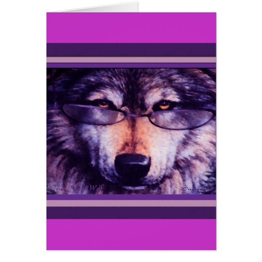 Lone Purple Wolf (Front)
