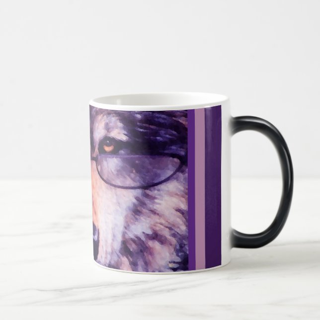 Lone Purple Wolf Color Morph Mug (Right)