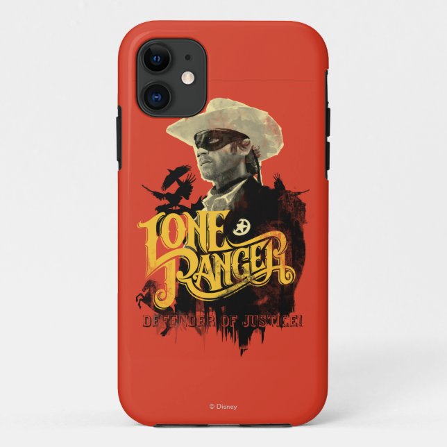 Lone Ranger - Defender of Justice! 2 Case-Mate iPhone Case (Back)
