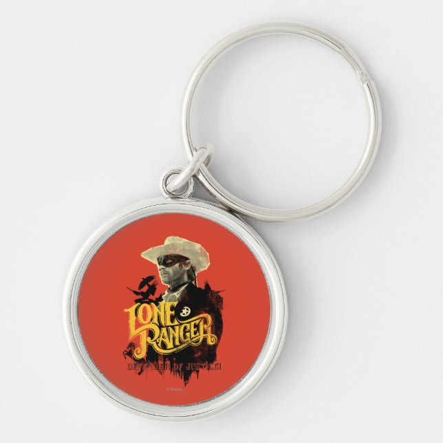 Lone Ranger - Defender of Justice! 2 Keychain (Front)