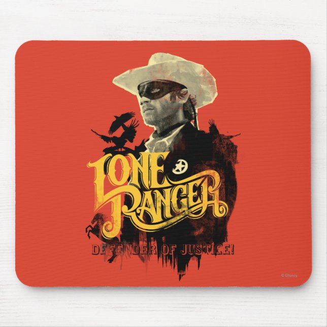 Lone Ranger - Defender of Justice! 2 Mouse Pad (Front)
