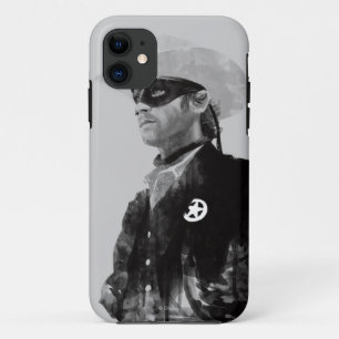 Lone Ranger John Reid - Black and White iPhone 11 Case