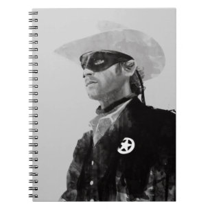 Lone Ranger John Reid - Black and White Notebook