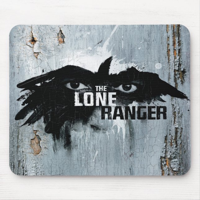 Lone Ranger Mask with Logo Mouse Pad (Front)