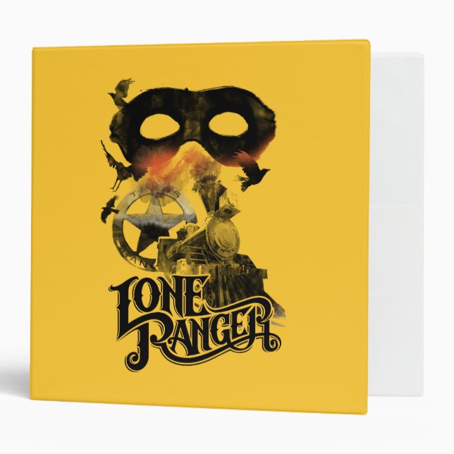 Lone Ranger Train and Mask Binder (Front/Inside)