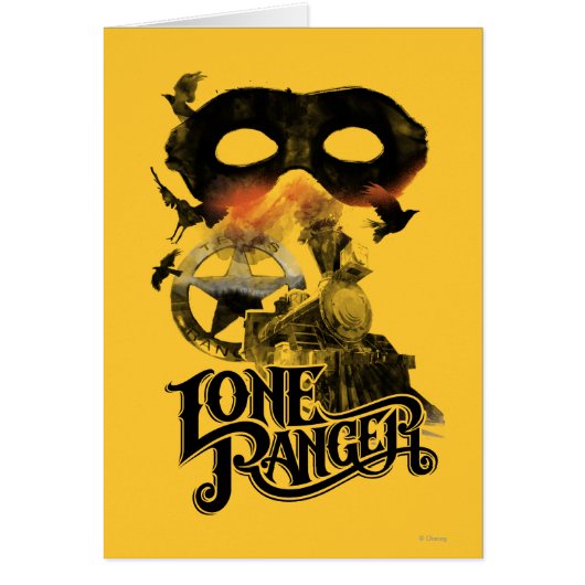 Lone Ranger Train and Mask Cards (Front)