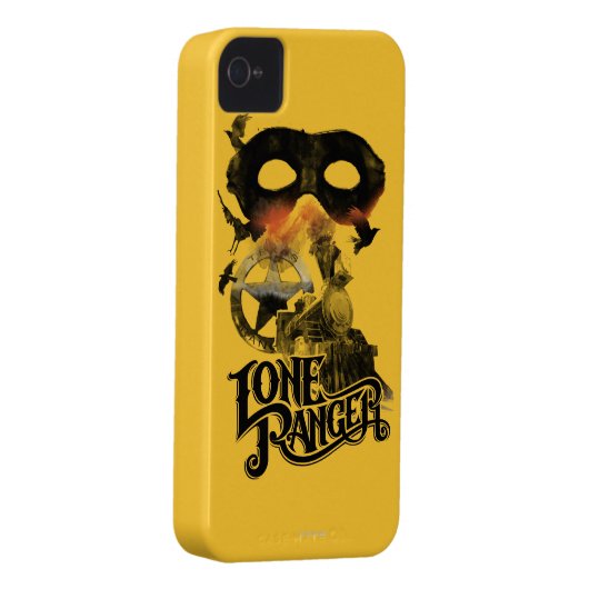 Lone Ranger Train and Mask Case-Mate iPhone Case (Back/Right)