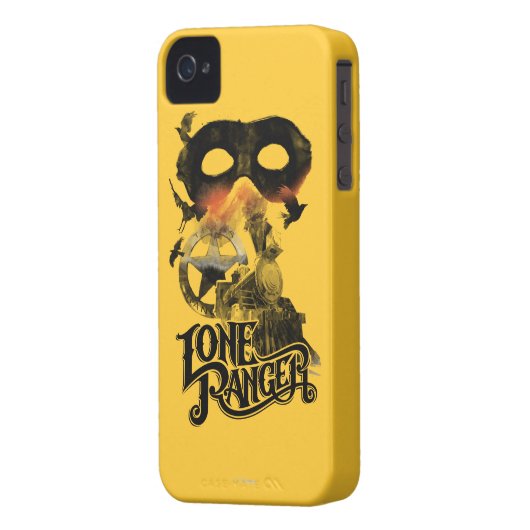 Lone Ranger Train and Mask Case-Mate iPhone Case (Back Left)
