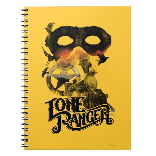 Lone Ranger Train and Mask Notebook (Front)