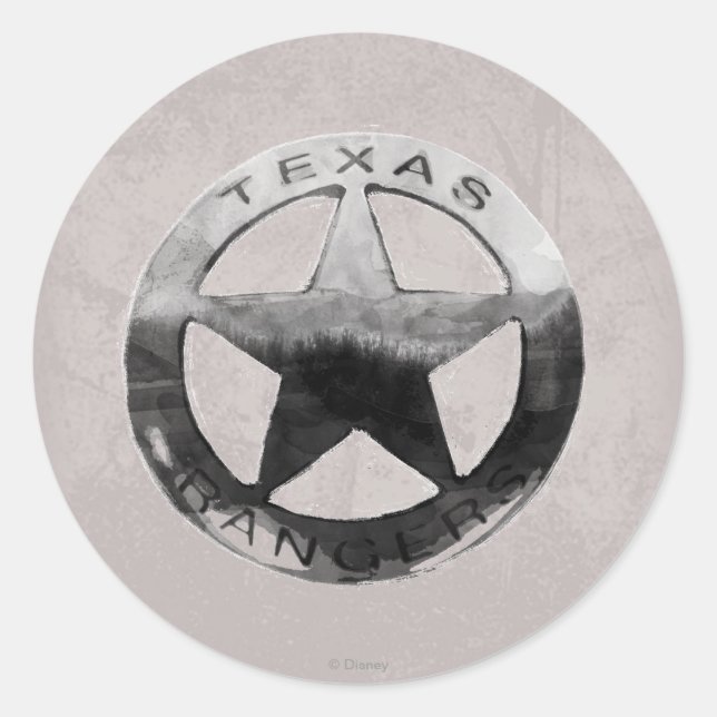 Lone Ranger's Badge Classic Round Sticker (Front)