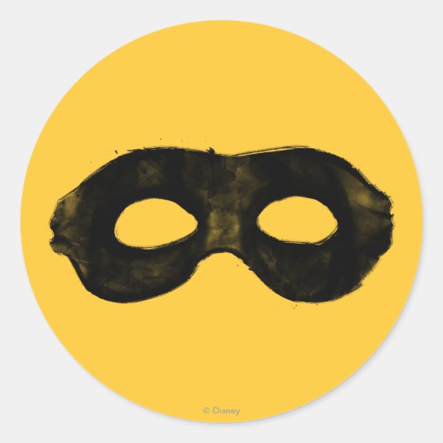 Lone Ranger's Mask 2 Classic Round Sticker (Front)