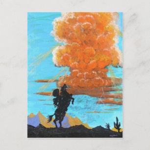 Lone Rider Thunderhead Postcard