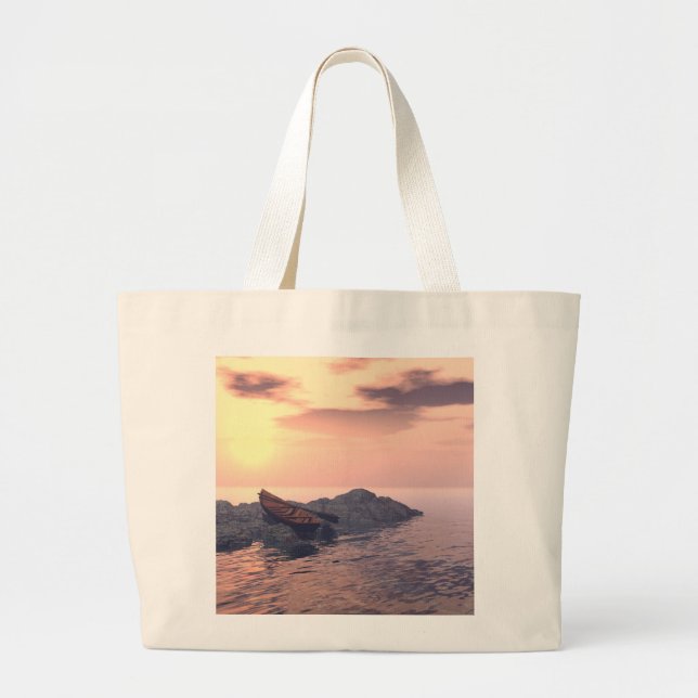 "Lone Rowboat" Bag (Front)
