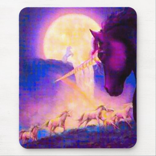 Lone Sage Unicorn Mouse Pad