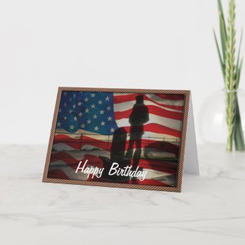 Lone Sailor Birthday Wish Card by McPhotoPosters at Zazzle