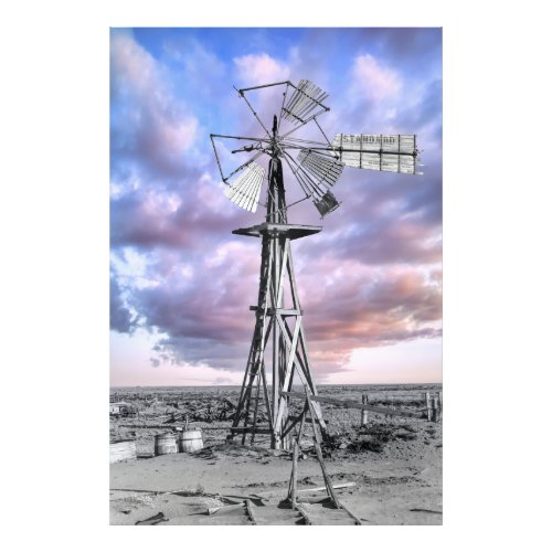 Lone Sentinel on the Prairie 1936 Photo Print