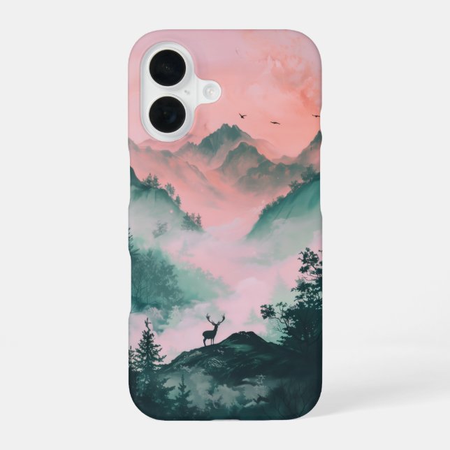 Lone Stag iPhone Case (Back)