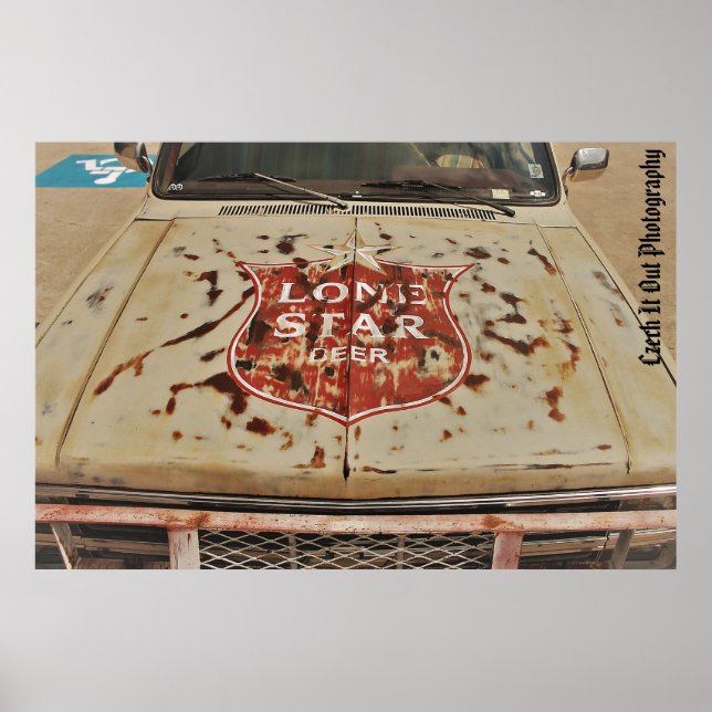 Lone Star Beer Chevy Poster (Front)