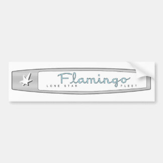 Lone Star Flamingo Bumper Sticker