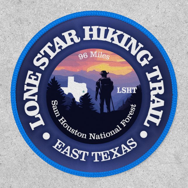 Lone Star Hiking Trail (rd2) Patch (Front)