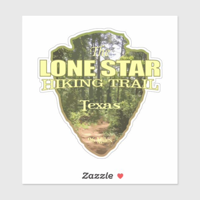Lone Star HT (arrowhead) Sticker (Sheet)